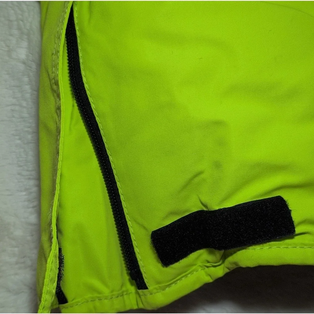 Phibee Kids Snow Bib Pants Yellow Waterproof Lined Size 116/122 Winter Sports